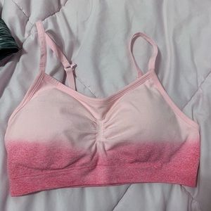 Pink Ombré Sports Bra